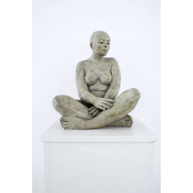 Claude JUSTAMON, Plénitude, Bronze, patiné, 40 x 32 x 28 cm