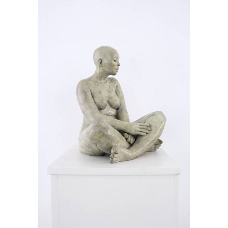 Claude JUSTAMON, Plénitude, Bronze, patiné, 40 x 32 x 28 cm