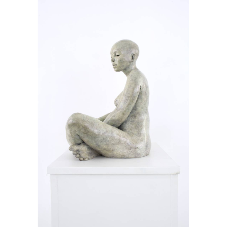 Claude JUSTAMON, Plénitude, Bronze, patiné, 40 x 32 x 28 cm