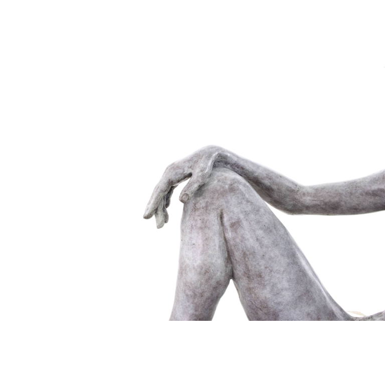 Claude JUSTAMON – Sur la rive du temps – Bronze – 55 X 73 X 39 cm