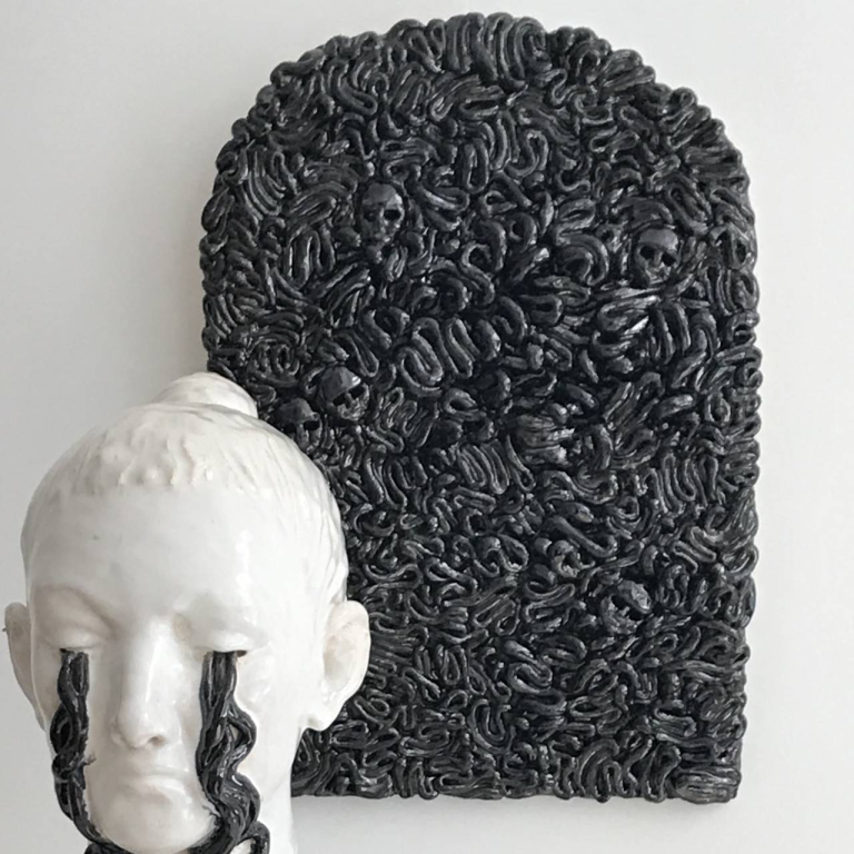 Lidia KOSTANEK, Limbes, Céramique, 38x 28 x 25 cm