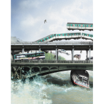 Nicolas BOUTRUCHE, Bir Hakeim De La Série Voyeurisme Au 1/10e , Photographie, Tirage Dibond Ou Plexiglass Et Caisson Lumineux, 100 X 200 Cm