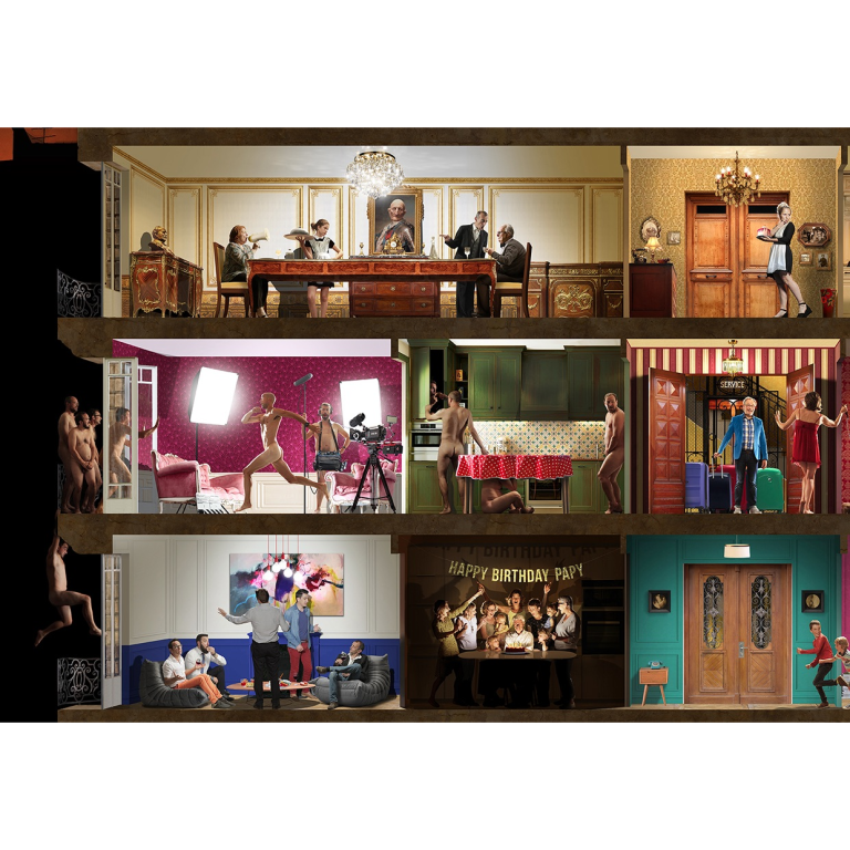 Nicolas BOUTRUCHE, La Vita É Bella, Photographie, Tirage Sur Dibond Ou Plexiglass Sur Caisson Lumineux, 160 X 128 Cm Ou 180 X 140 Cm