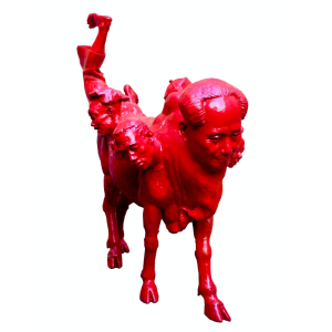 Qiongfei Zhang & Francky Criquet, Mao guidant le peuple, Résine et acier, Pièce unique, 200 X 230 X 100 cm