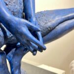 Claude JUSTAMON, Je suis parce que nous sommes, Bronze patiné (8+4 E.A.), 80 X 57 X 34 cm