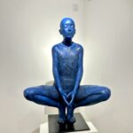 Claude JUSTAMON, Je suis parce que nous sommes, Bronze patiné (8+4 E.A.), 80 X 57 X 34 cm