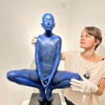 Claude JUSTAMON, Je suis parce que nous sommes, Bronze patiné (8+4 E.A.), 80 X 57 X 34 cm