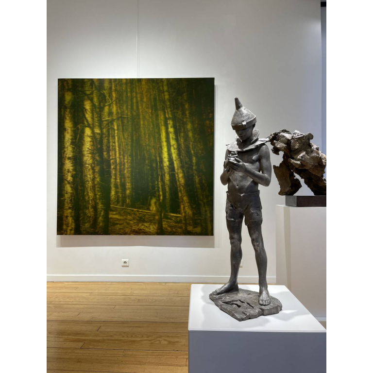 Jean-Marc AMIGUES – Sans Titre – Huile Sur Toile – 180 X 180 Cm