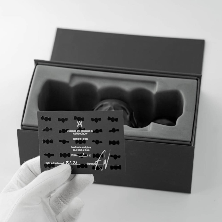 ASPENCROW, Sweet Head, Résine, 8.5 X 19 X 7cm