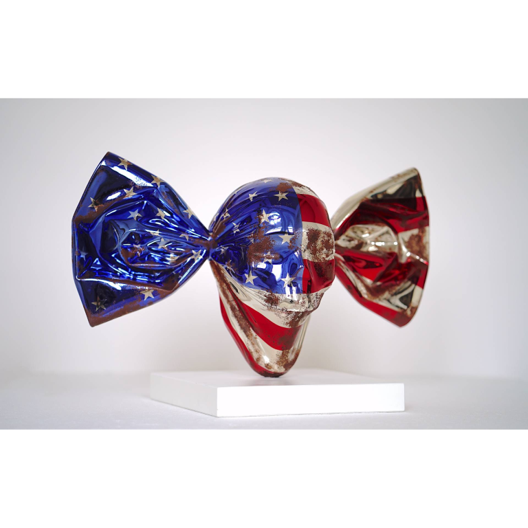 ASPENCROW, US Candy Rusty, Résine Chromé, 40 X 67 X 30 Cm