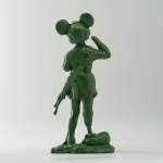 Aspencrow, Toy Soldier Boy, Résine,  27 X 13 X 9 Cm
