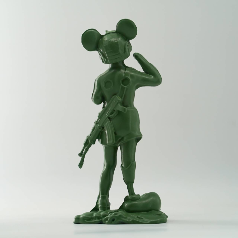 Aspencrow, Toy Soldier Boy, Résine,  27 X 13 X 9 Cm