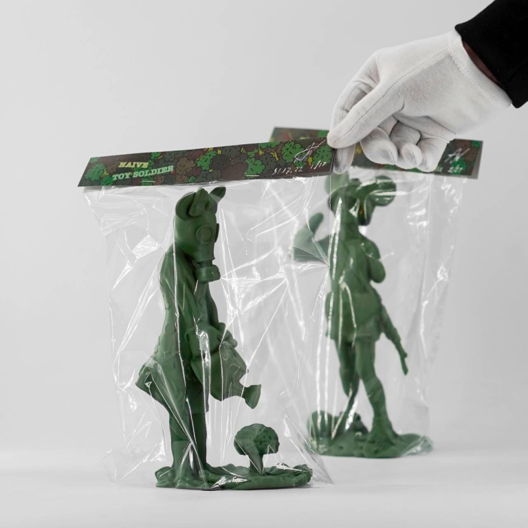 Aspencrow, Toy Soldier Boy, Résine,  27 X 13 X 9 Cm