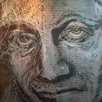 CHAT NOIR Beethoven MusicWall Gravure D’art Musicale Pièce Unique 150 X 150 Cm 5