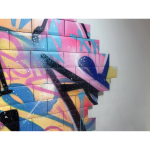 NASTY, Paris city subway, Peinture Aérosol, 104 X 165 X 5 Cm