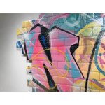 NASTY, Paris city subway, Peinture Aérosol, 104 X 165 X 5 Cm