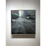 Alejandro QUINCOCES – Light in the steet – Peinture à l’huile – 85×85 cm