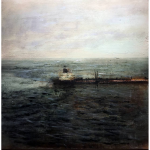 QUINCOCES, Prestige II, Huile Sur Bois, 40 X 40 Cm