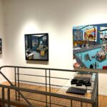 ALIONE, Installation, La Chambre De Van Gogh Revisitée Huile, Bombe Aérosol Et Acrylique Sur Toile 60 X 60 Cm (3)