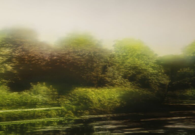 Jean-Marc AMIGUES, Paysage Lacustre, Huile Sur Toile, 120 X 180 Cm