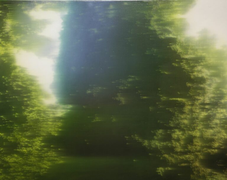 Jean-Marc AMIGUES, Paysage Lacustre, Huile Sur Toile, 120 X 180 Cm