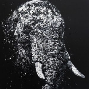 Hom NGUYEN, Croyance, Technique Mixte, 120 X 120 cm