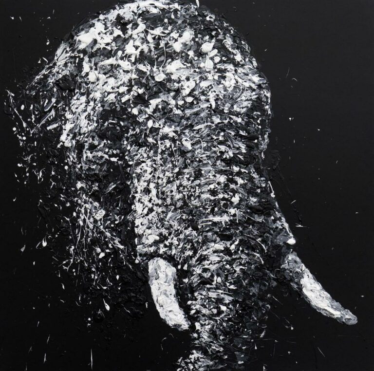 Hom NGUYEN, Croyance, Technique Mixte,  120 X 120 cm