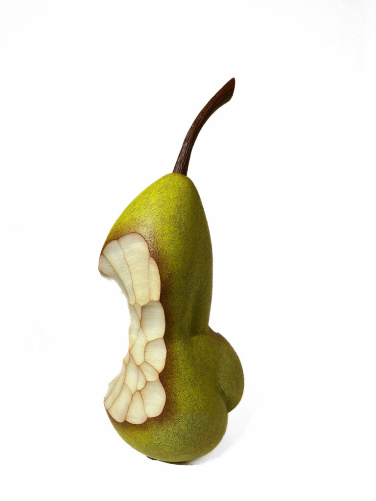 Dominique RAYOU,  Impermance Cambrée, Multiple Bronze 99 Ex, 37 X 14 X 16 Cm