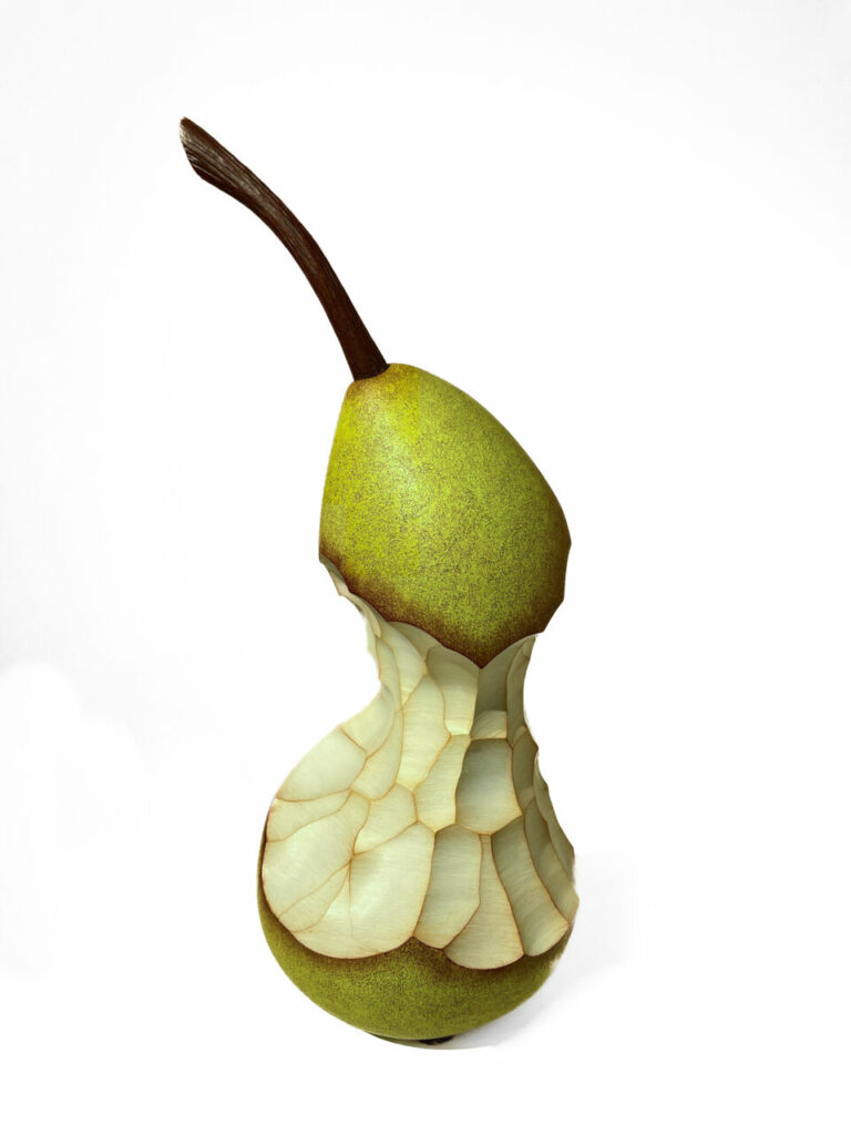 Dominique RAYOU,  Impermance Cambrée, Multiple Bronze 99 Ex, 37 X 14 X 16 Cm