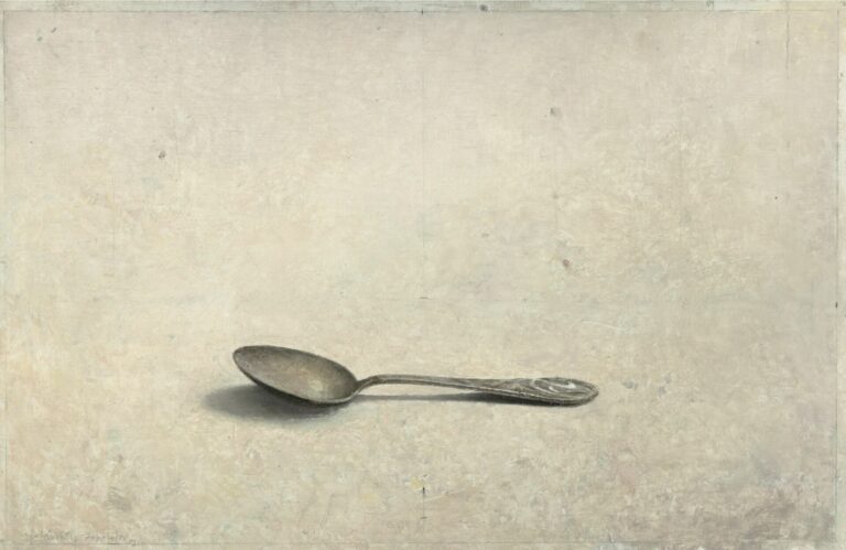 Zabaleta Joseba Sanchez, Cuchara XXI, Huile sur bois, 24 X 38,5 cm