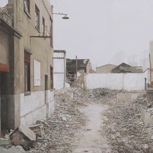 Zabaleta Joseba Sanchez ZABALETA, Pekín 244, Huile sur bois, 244 X 87 cm