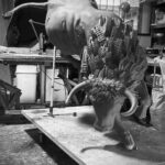 BENENATI Taureau Machine Monumental Bronze (8+4 EA) 160 X 195 X 135 Cm (4)