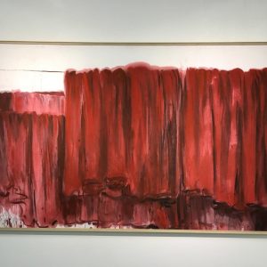 Zhang Qiongfei, Tissu Rouge, Série No. 2, 红布 系列之二, Acrylique sur toile, 140 x 230 cm