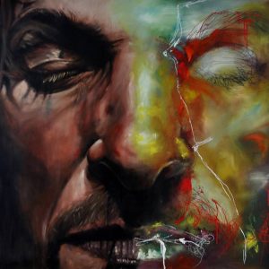 DANZÉ&LAYRAL - Crossed Painting - 60 x 200 cm