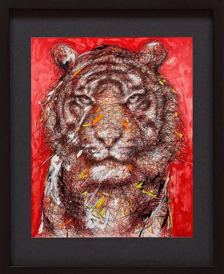 Hom Nguyen – L’année du tigre – Lithographie