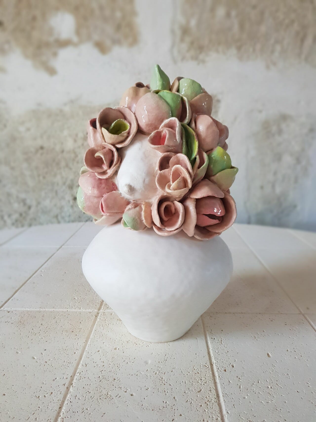 Lidia KOSTANEK, Petit Bouquet 2, Céramique, 24 X 14 Cm