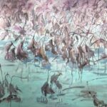 Fleurs De Lotus 152×320 Cm (3) 2