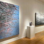 ZHANG Qiongfei Fleurs De Printemps Acrylique Sur Toile 215 X 135 Cm2