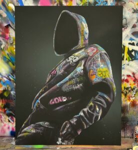 ONEMIZER - Underground- Technique mixte sur toile