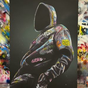 ONEMIZER - Underground- Technique mixte sur toile