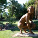 CODERCH & MALAVIA Walking In Beauty Installation Bronze 8 + 4 EA 220 X 171 X 132 Cm Patine Rouille