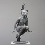 Coderch & Malavia Galène Bronze 76 X 46 X 32 Cm PATINE GRISE (1)