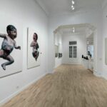 MORALES – Adam & Ève – Installation -Huile sur toile – 150 x 150 cm