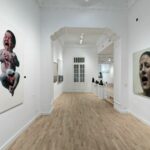 MORALES – Adam & Ève – Installation -Huile sur toile – 150 x 150 cm