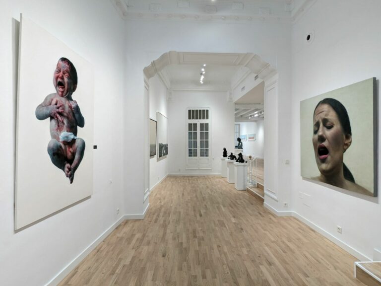 MORALES – Adam & Ève – Installation -Huile sur toile – 150 x 150 cm