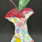 ONEMIZER – Pomme d’amour – Technique mixte sur toile