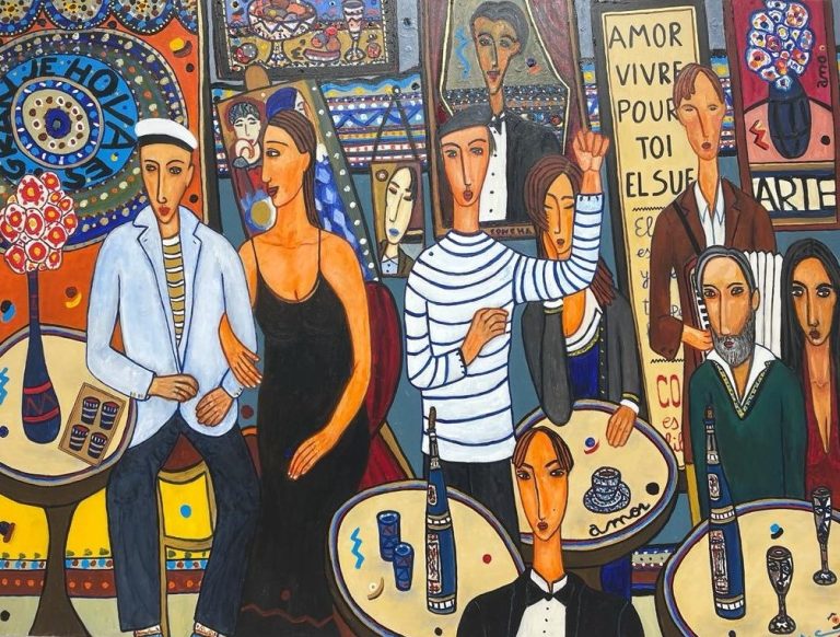 CAMARO El Cafe Azul De Rojos Sueños 150 X 200 Cm