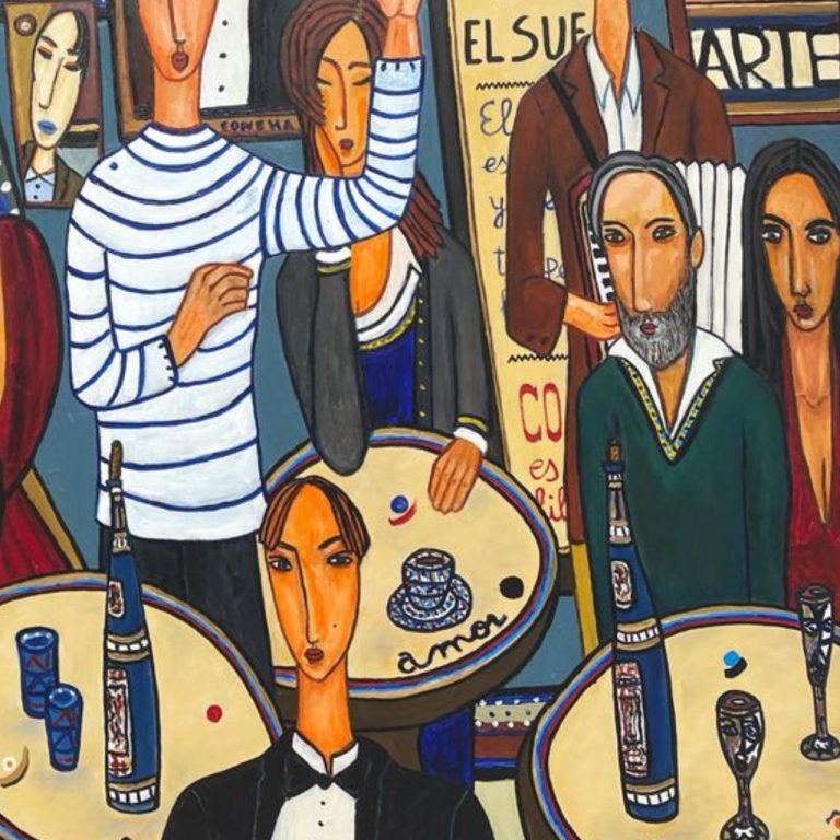 CAMARO El Cafe Azul De Rojos Sueños Détails 150 X 200 Cm