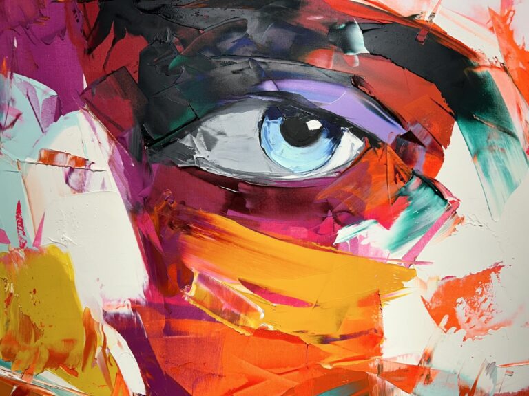 NIELLY – Ivan – Détails – Huile sur toile – 90 x 90 cm.jpg