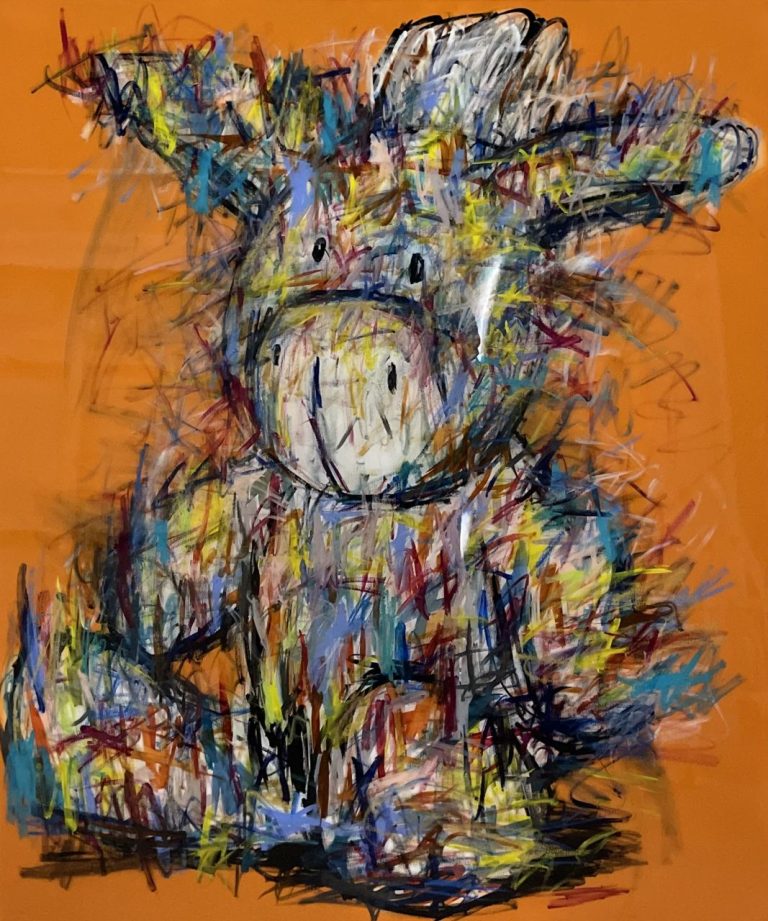 Kiko L’Âne HD (collection Doudous D’antan) 120×100 Cm